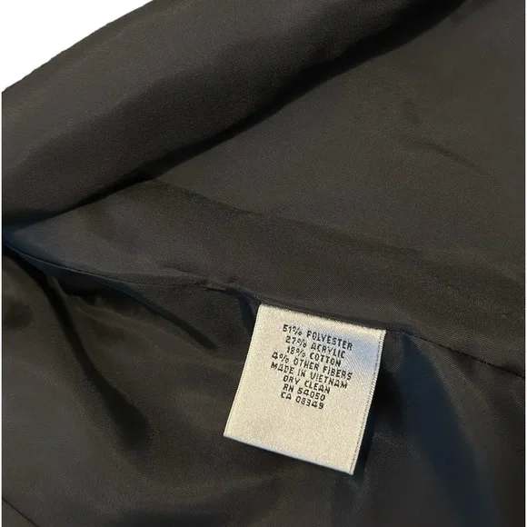 Kasper Blazer Women’s size 8P Green white open front - Picture 8 of 10